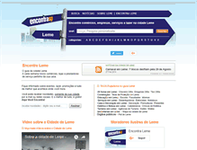 Tablet Screenshot of encontraleme.com.br